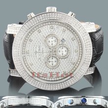 IceTime Crown Mens Diamond Watch 3 carats