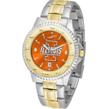 Illinois Fighting Illini Mens Two-Tone Anochrome Watch Illinois Fighting Illini Mens Two-Tone Anochrome Watch