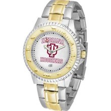 Indiana Hoosiers IU NCAA Mens Stainless 23Kt Watch ...