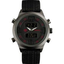 Infantry Police Mens Lcd Digital Date&day Sport Quartz Army Watch Rubber Strap