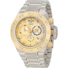 Invicta Men's 10146 Subaqua Noma Iv Chronograph Gold Tone Textured Dial Watch