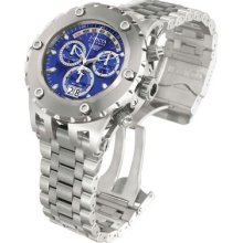 Invicta Mens Reserve Specialty Swiss Made Chronograph Blue Dial Bracelet Watch