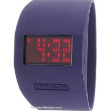 Invicta Womens Specialty - Black Digital Dial - Purple Polyurethane Invicta-IS485-006