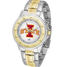 Iowa State Cyclones ISU Mens Stainless 23Kt Watch