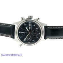 Iwc Pilot Watch Mens Automatic Steel Day Date Shipped From London,uk, Contact Us