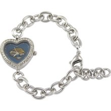 Jacksonville Jaguar watch : Jacksonville Jaguars Ladies Silver Heart Watch