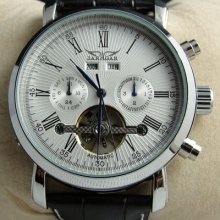 Jaragar Fashion Multi-functional Roman Numeral Automatic Flywheel Watches
