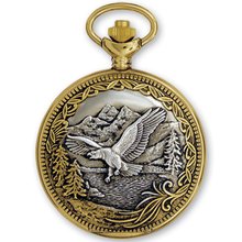 JD Manoir Two-tone White Dial Quartz Eagle Pocket