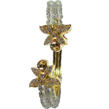 Jewelry-Off White Stone Studded Bracelet