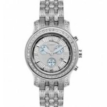 Joe Rodeo Watch 11.00ct Big Diamond Bezel Case Band 2000 Series