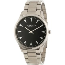 Johan Eric Je9000-04-007b Helsingor Stainless Steel Black Dial Bracelet Watch