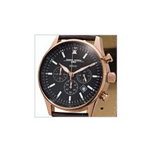 Jorg Gray Stainless Steel Rose Gold Mens Watch JG6500NC-51