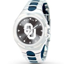 Kay Jewelers Men's Sooners Watch University of Oklahoma Stainless Steel- Men's Watches