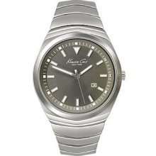 Kenneth Cole Ny Total Stainless Men's Watch Kc9060 Low Intern. Shipping