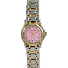 Krug Baumen 4120kl Ladies Marquis Two Tone Pink Dial Rrp Â£109