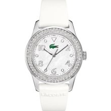 Lacoste Advantage White Rubber Ladies Watch 2000647