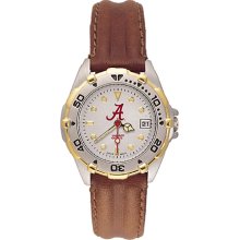 Ladies' All Star University Of Alabama Watch with Leather Strap
