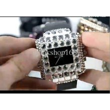 Ladies Diamonds Watch Luxury Watch Mixed Color To Chose