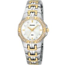 Ladies Pulsar Crystal Collection 46 Swarovski Crystal Watch