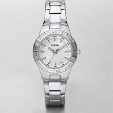 Ladies Stainless Steel Classic Sport Watch W/ Silver Dial