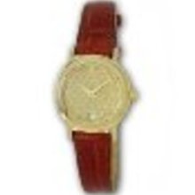 Le Chateau Women's 2201L_G Domb Crystal and Textured Dial
