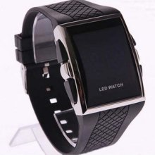 Led Luxury Date Digital Mens Sport Sports Watch Black