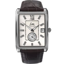 Limit Men's Quartz Watch With White Dial Analogue Display And Brown Strap 5883.25