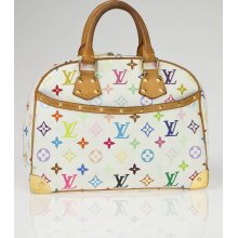 Louis Vuitton White Monogram Multicolore Trouville Bag