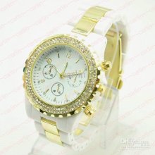 Luxury Classic Watch Trendy Gold Women Lady Gift Kors Quartz Fashion