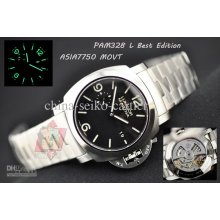 Luxury Luminor 1950 Mariner Pam328 Pam 328 Asia 7750 Automatic Mens