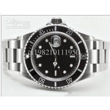 Luxury Men Mechanical Watches Automatic Stainless Black Dial Men's D