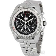 Luxury Mens Stainless Steel Black Dial Automatic Men's Sport Watches