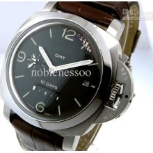 Luxury Mens Watch Steel 1950 10 Days Gmt Pam 270 Pam 00270 44mm Auto