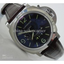 Luxury Pam 270 Pam270 Luminor 44mm 1950 Gmt 10 Days Automatic Mens W