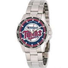 Major League Baseball Watches - Men's Minnesota Twins Stainless Steel