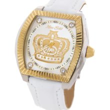 Marc Ecko ME-002 White Leather Silver Dial Men's Watch