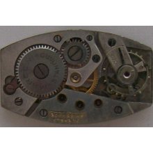 Marconi Standard Rolex Wristwatch Movement 25 Mm. X 15,5 Mm. Aside Balance Ok.