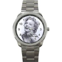 Marilyn Monroe Vol 1 Unisex Silver-Tone Sports Metal Watch 14