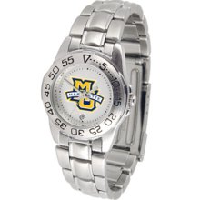 Marquette Golden Eagles Gameday Sport Ladies' Watch with a Metal Band