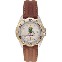 Marshall Thundering Herd Ladies' All Star Leather Watch