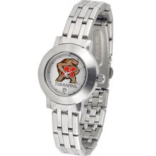 Maryland Terrapins UMD Womens Steel Dynasty Watch