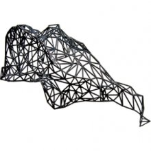 MASK - CASTILLO MAYOR II - OXIDIZED SILVER