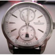 Maurice Lacroix Pontos Chronographe White // In Eu