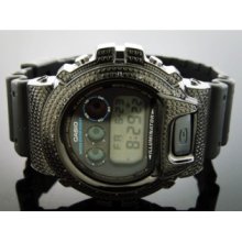 Men Casio G Shock 0.15CT Diamond Black Face Watch