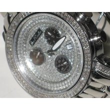 Men Iced 2ct Classic Jojo Joe Rodeo Diamond Watch Jcl16