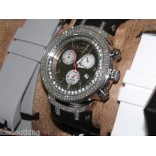 Men Joe Rodeo Master 3ct Moving Ice Diamond Watch Jjms3