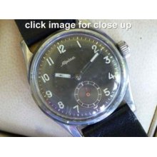 Mens Antique Watch Alpina Manual Vintage Wristwatch