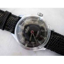 Mens Antique Watch Marvin Hermetic Vintage Wristwatch