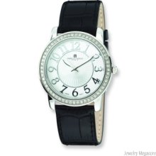 Men's Charles Hubert Stainless Steel Swarovski Crystal Watch