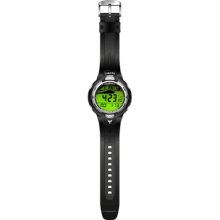 Men's Dakota Watches UV/Temp Sensor Watch-Black/Silver/Black PU